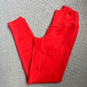 Balance Athletica blood orange leggings